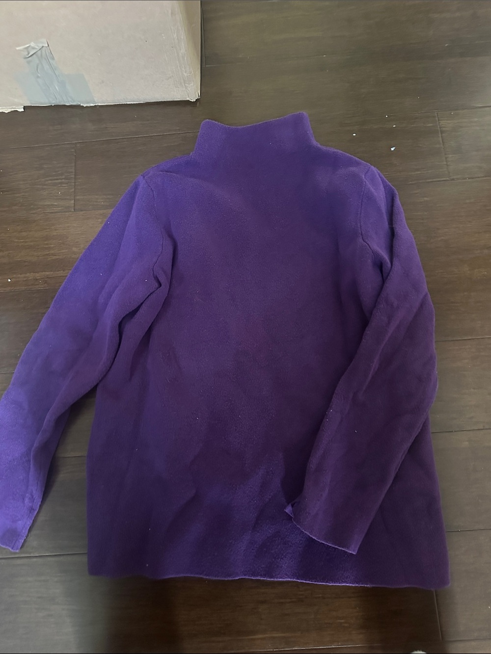 J. Jill Purple Turtleneck Sweater